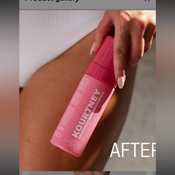 KOURTNEY Instant Self-Tan Mousse Sunless Tanning Foam MEDIUM - Picture 4 of 5
